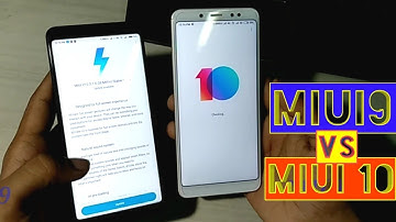MIUI 10 Stable vs MIUI 9 Comparison in Redmi Note 5 Pro