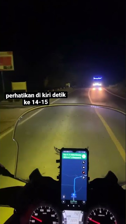 XMAX Horor jalan malam, perhatikan di kiri jalan #shorts