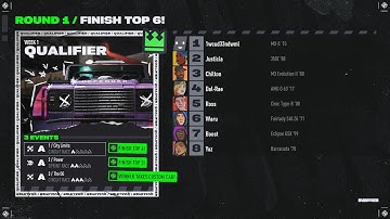 NFS Unbound: Qualifier 1 -  Round 1 (Top 6)