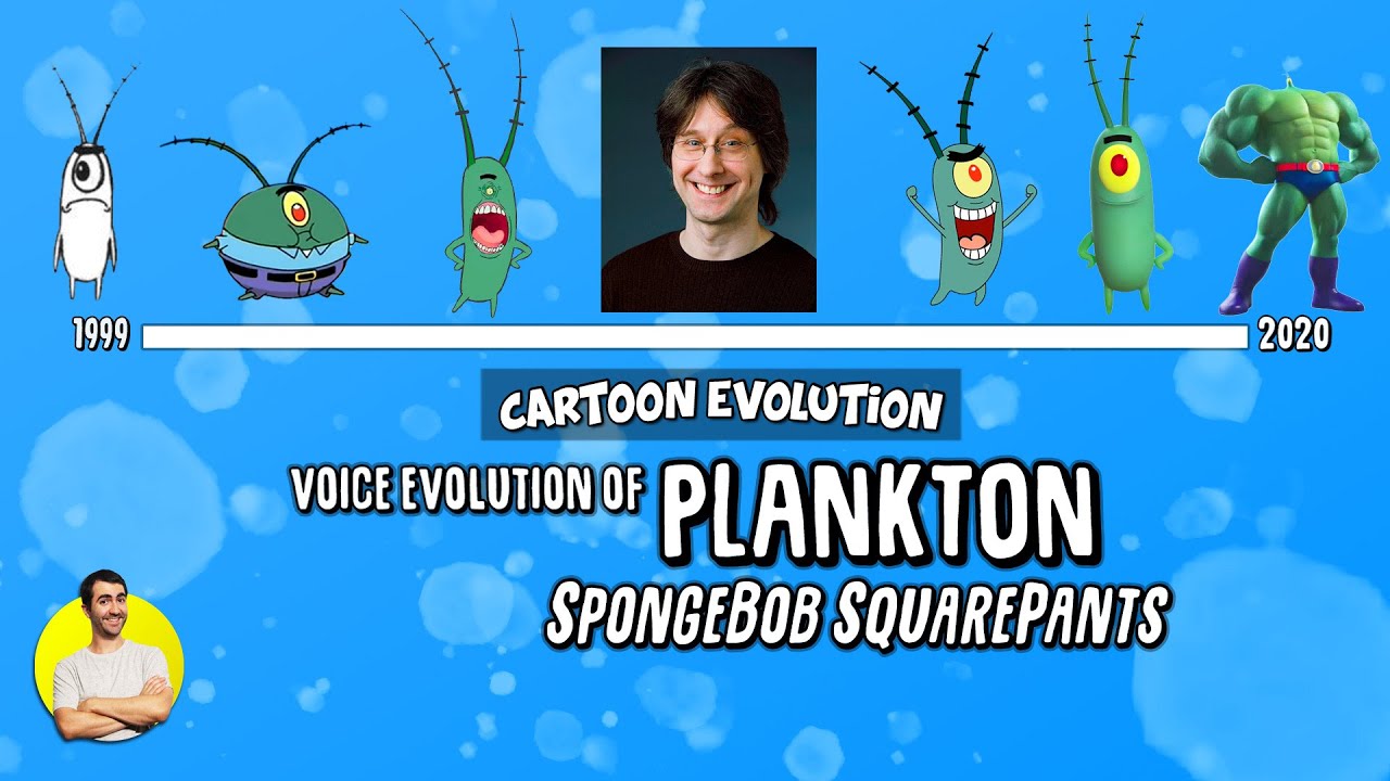 Voice Evolution of PLANKTON (SPONGEBOB) 21 Years