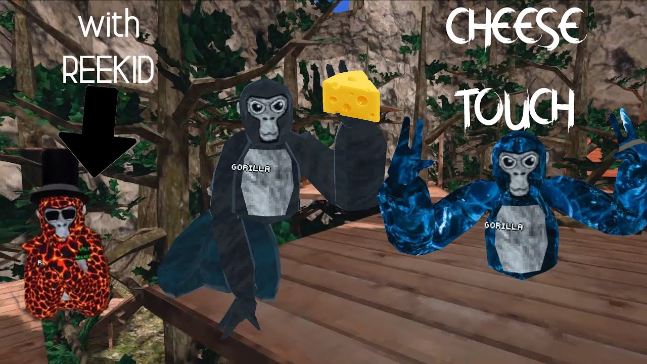 Playing Cheese Touch In Gorilla Tag With ReeKid!!!!!! YouTube