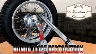 1975 Honda Tl125 K2 Full Restoration Part 2 ( wheels and suspension )