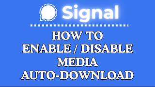 How to Enable or Disable Automatic Media Downloads on Signal | PC Tutorial 👍 screenshot 3