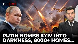 Putin's Darkness Blitz: 8,000+ Kyiv Homes Lose Power As Russia Bombs Ukraine | Firstpost Live
