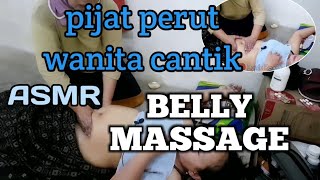 Pijat perut wanita cantik