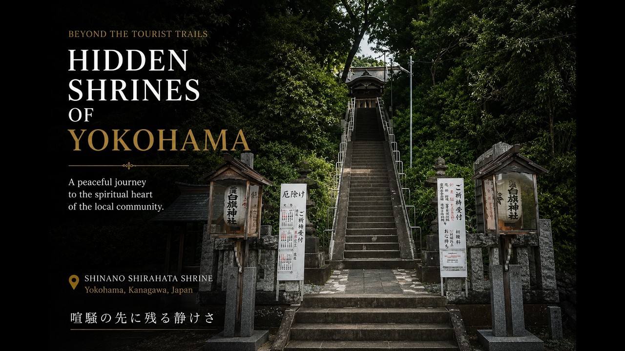 横浜の隠れた静寂：品濃白旗神社Hidden Serenity in Yokohama: A Walk