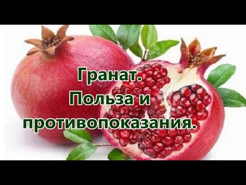 Гранат. Польза и противопоказания.