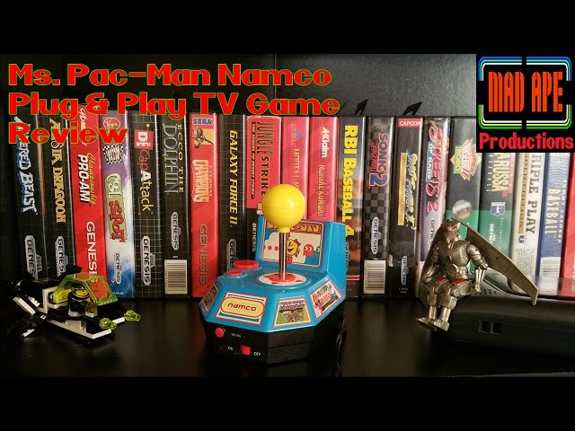 Ms. Pac-Man Namco Plug & Play TV Game Video Game Review - YouTube