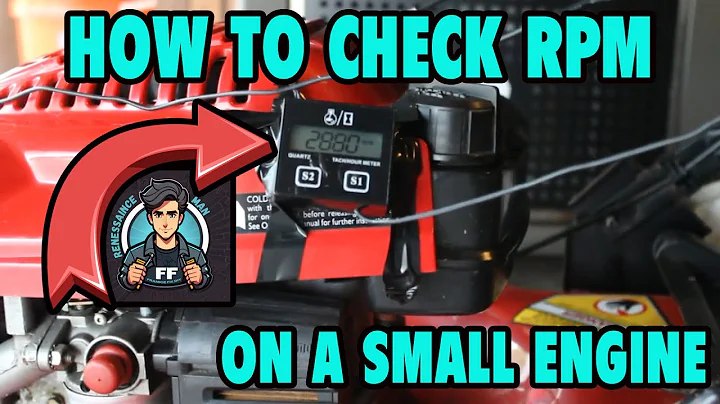 Quick Video: How to Check Engine speed on ANY Lawnmower with a Digital Tachometer