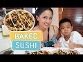 HOW TO MAKE BAKED SUSHI (SUSHI BAKE RECIPE) - Alapag Family Fun
