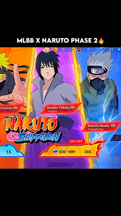 MLBB X Naruto Phase 2 Akatsuki Verison | #mobilelegends #mlbb #mlbbshorts ##MOBA55Creator