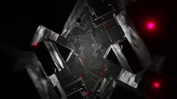 4K Futuristic 3D Vj Loop Tunnel Sci-fi Conception Background | No Copyright Loop Video 