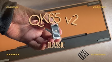 UNBOXING AND BUILD: QK65 V2 Classic | Champagne + Black + Copper | Logo badge