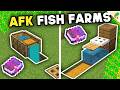 Automatic Fish Farm In Minecraft | Easy AFK Fishing Setup!
