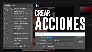 Cómo crear acciones en photoshop / Rápido y sencillo Cómo crear acciones en photoshop / Rápido y sencillo