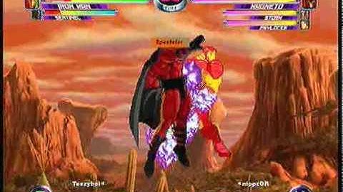 MvC2 Online (360): TeezyBoi (Mag/IM/Sent) vs Nippz (MSP) 1 .:12.15.09:.