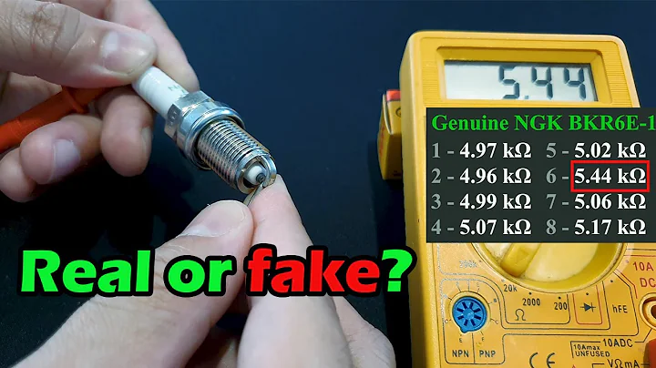 Spark Plug Resistance Testing with a Multimeter - New and Old plugs tested