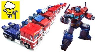Optimus Prime G1 Convoy with different brand Masterpiece Generation Toy