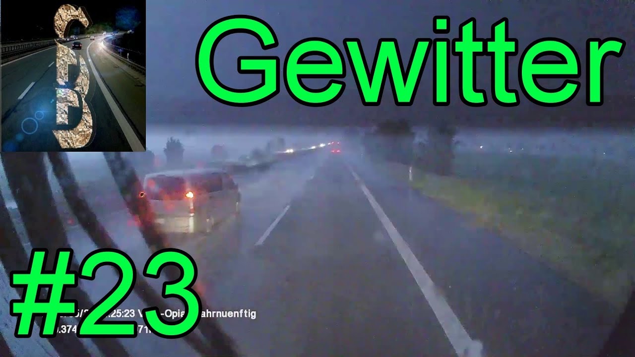 Update Führerstand LKW #23 (Gewitterfahrt des Nachts) Führerstandsmitfahrt