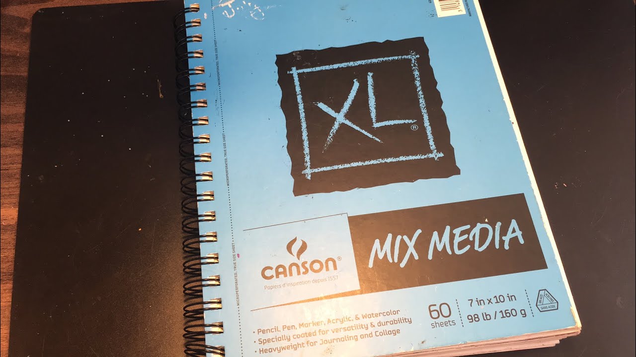 CANSON MIX MEDIA SKETCHBOOK REVIEW 