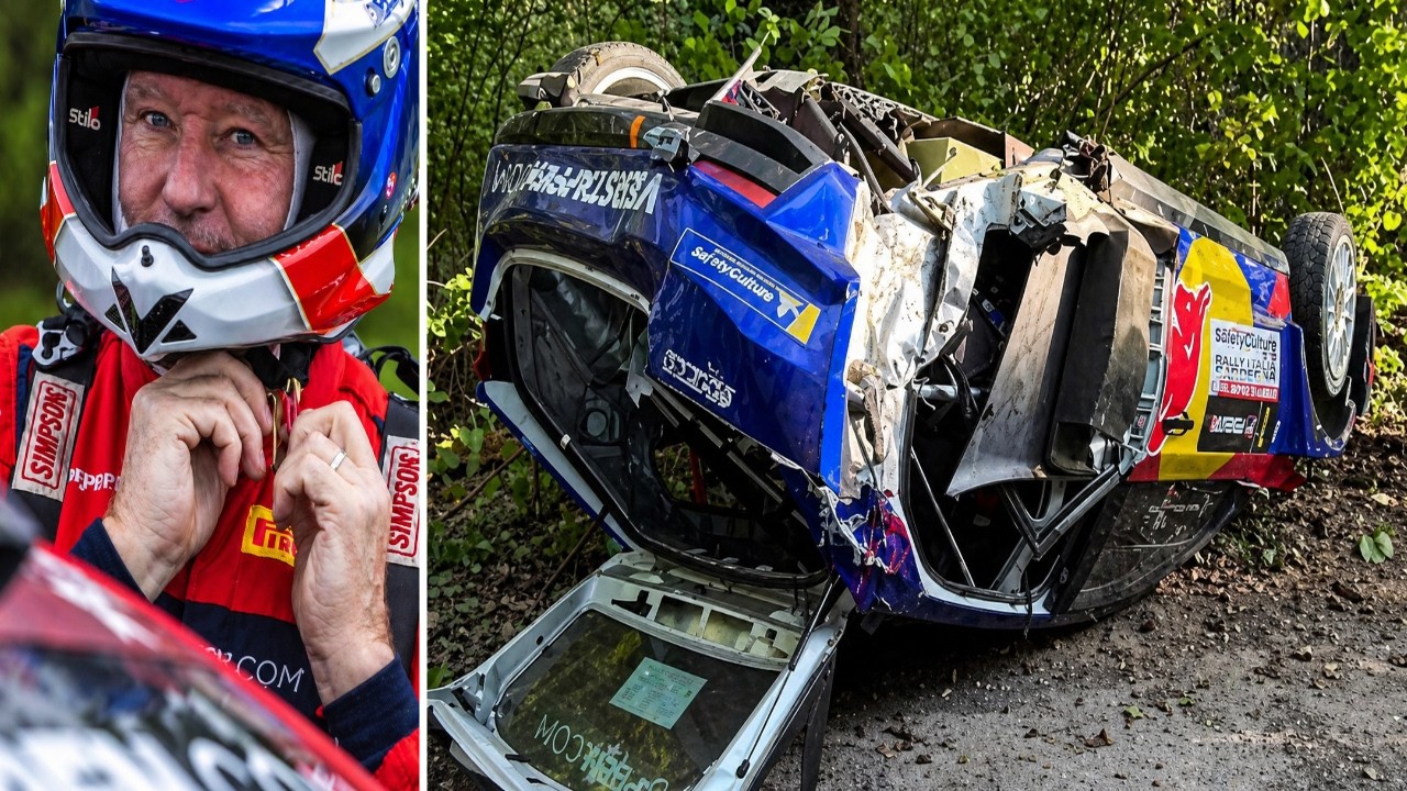 Jos Max Verstappen | suffers rollover crash in Belgian rally | crash and mistake