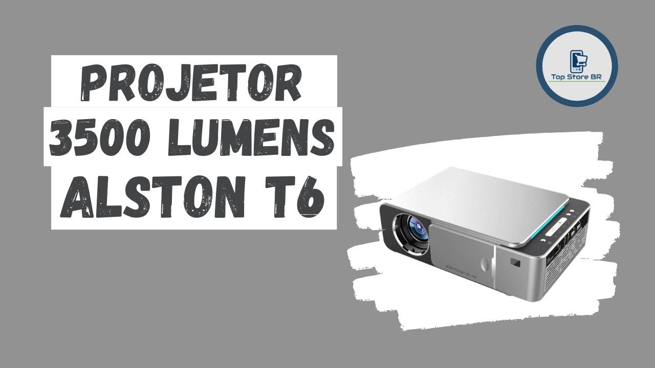 Projetor LED Full Hd T6 4K 3500 Lumens Usb 1080P Lcd Display