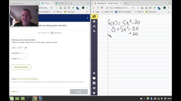 Khan algebra Quadratics by taking square roots into practice walkthrough