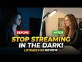 💡 LitONES H02 Desk Lamp Review – Stop Streaming in the Dark (Double Sided Lighting!) 💡