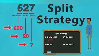 Multiplication Split Strategy | EasyTeaching