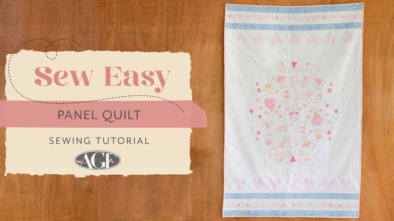 Sew Easy: Panel Quilt | Using ‘Tails and Threads’ by Patty Basemi