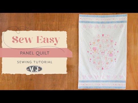 Sew Easy: Panel Quilt | Using ‘Tails and Threads’ by Patty Basemi