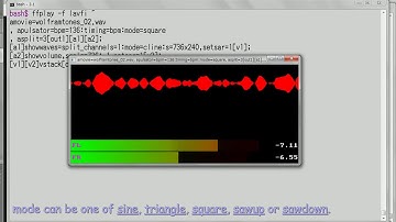 Examples of manupilation of audio with ffmpeg - apulsator