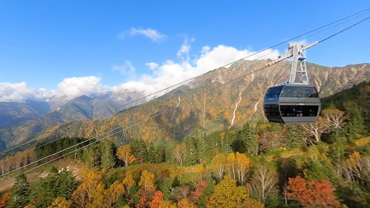 360 新穂高ロープウェイ 紅葉の絶景 Youtube