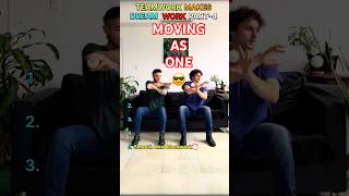 Teamwork In Perfect Sync 🤯 PART-4 #Shorts #Teamwork #OddlySatisfying #NextLevelSkills