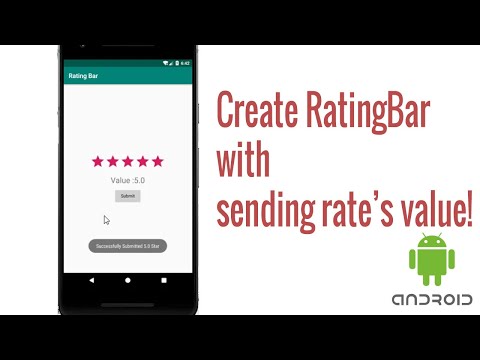 How to create a Rating Bar in Android | Rating Bar