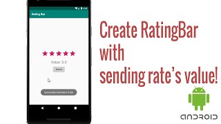 How to create a Rating Bar in Android | Rating Bar