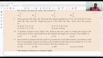 Equation for ca foundation part 2 |CA Foundation | Business Mathematics | ICAI Study Material