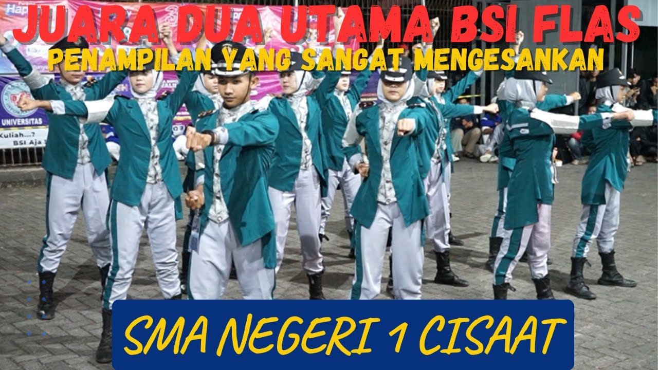MERINDING...!!! JUARA 2 UTAMA SMAN 1 CISAAT DI LKBB BSI FLAS