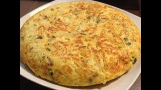 Tortilla de patata con cebolla y calabacín – Blog de Cucute