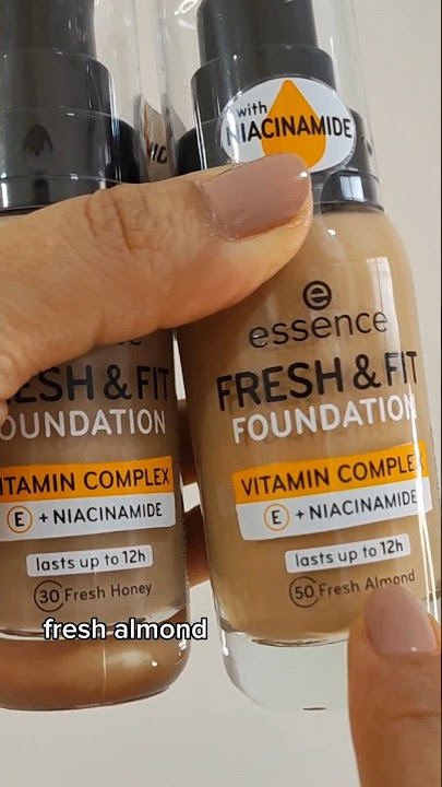 New Essence Fresh And Fit Foundation?! - Quick Review - YouTube