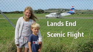 Cornwall Scenic Flight Lands End to St Michaels Mount - Harrys first plane trip !