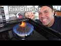 How to fix burner not lighting on gas stove