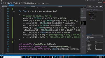 OpenGL   Particle System   Spiral Rotation