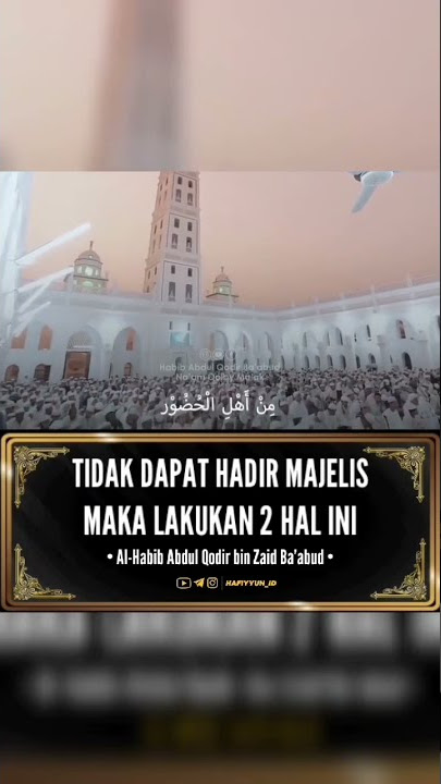 Ketika Tidak Dapat Hadir Majelis