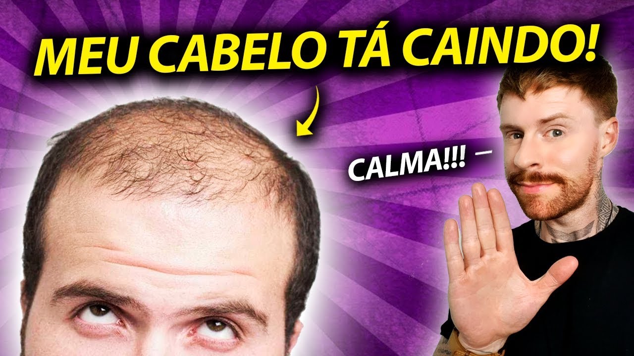 cabelo masculino caindo