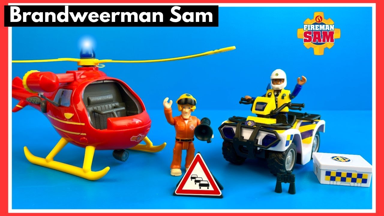 Kruik gras Meditatief Brandweerman Sam Helikopter en Politieauto | Family Toys Collector - YouTube