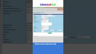 ClinicSoft 8.0 - How to add a new treatment screenshot 1