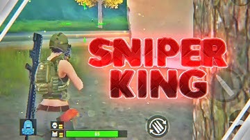 CF MOBILE - SOLO x SQUAD NO MODO SNIPER (SNIPER KING GAMEPLAY)