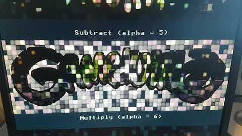 Adding blending modes to the Gameduino