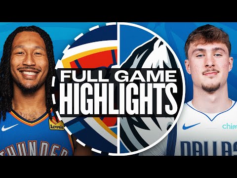 THUNDER at MAVERICKS | FULL GAME HIGHLIGHTS | October 6, 2025